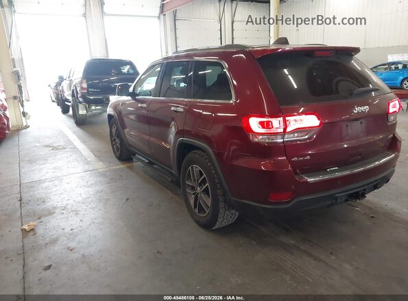 1C4RJFBG1HC853566 2017 JEEP GRAND CHEROKEE Burgundy Tył lewy