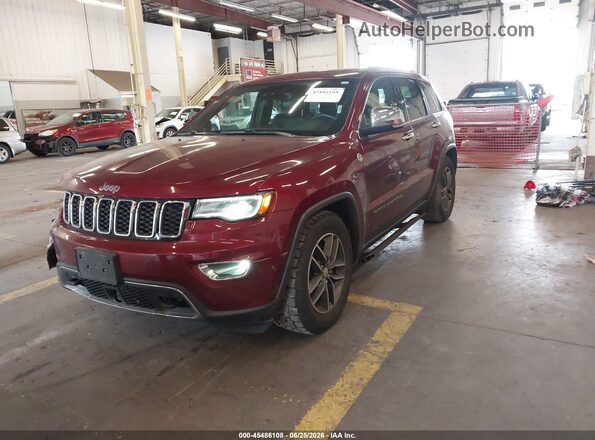 1C4RJFBG1HC853566 2017 JEEP GRAND CHEROKEE Burgundy Przód lewy