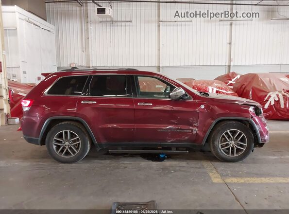 1C4RJFBG1HC853566 2017 JEEP GRAND CHEROKEE Burgundy Widok wnętrza z tyłu
