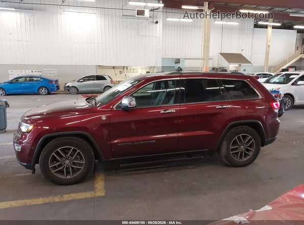 1C4RJFBG1HC853566 2017 JEEP GRAND CHEROKEE Burgundy Widok wnętrza 360 stopni