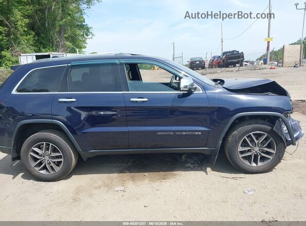 1C4RJFBG1JC178873 2018 JEEP GRAND CHEROKEE Blue უკანა სალონის ხედი