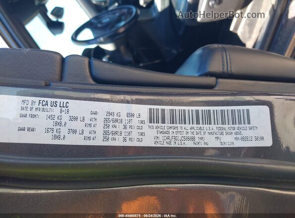 1C4RJFBG1JC508088 2018 JEEP GRAND CHEROKEE Gray Widok komory silnika
