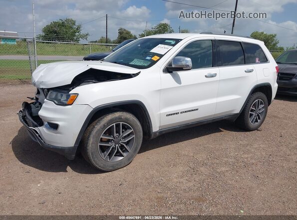 1C4RJFBG1KC818517 2019 JEEP GRAND CHEROKEE White Vista tres cuartos delantera izquierda