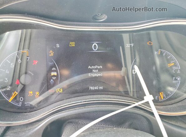 1C4RJFBG1LC375951 2020 JEEP GRAND Maroon ხელსაწყოთა პანელის ხედი