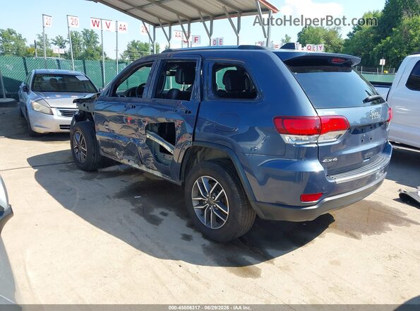 1C4RJFBG1MC525588 2021 JEEP GRAND CHEROKEE Синий Задняя левая четверть