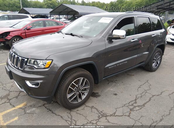 1C4RJFBG1MC753834 2021 JEEP GRAND CHEROKEE Серый Передняя левая четверть