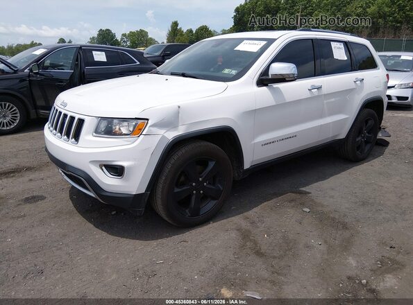 1C4RJFBG2GC310600 2016 JEEP GRAND CHEROKEE White Առջևի ձախ երեք քառորդ տեսարան