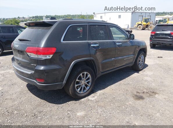 1C4RJFBG2GC495232 2016 JEEP GRAND CHEROKEE Черный Задняя правая четверть