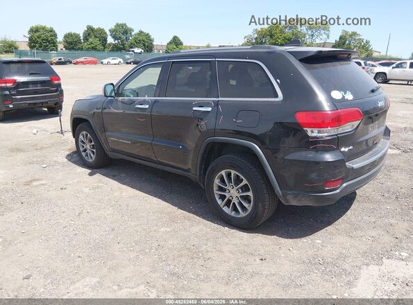 1C4RJFBG2GC495232 2016 JEEP GRAND CHEROKEE Черный Задняя левая четверть