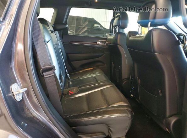 1C4RJFBG2HC649438 2017 JEEP GRAND Charcoal Rear interior view