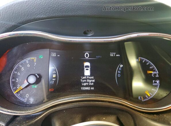 1C4RJFBG2HC649438 2017 JEEP GRAND Charcoal Instrument cluster view