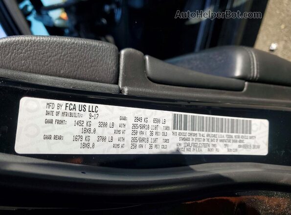 1C4RJFBG2JC173374 2018 JEEP GRAND Черный 