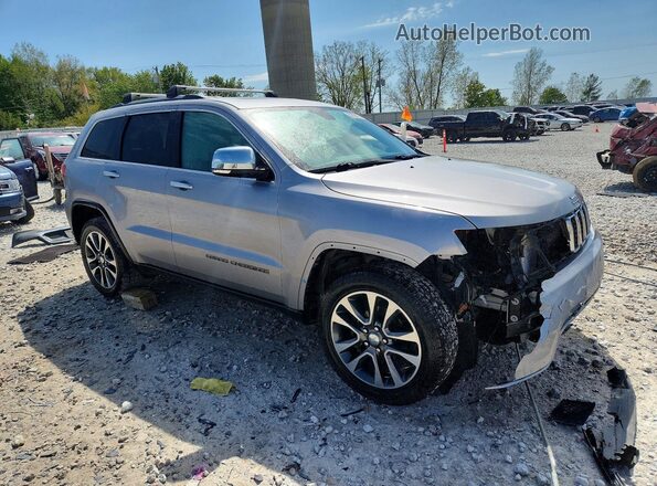 1C4RJFBG2JC208012 2018 JEEP GRAND Серебряный Передняя правая четверть