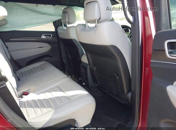 1C4RJFBG2JC332801 2018 JEEP GRAND CHEROKEE Maroon Vista de la etiqueta del VIN