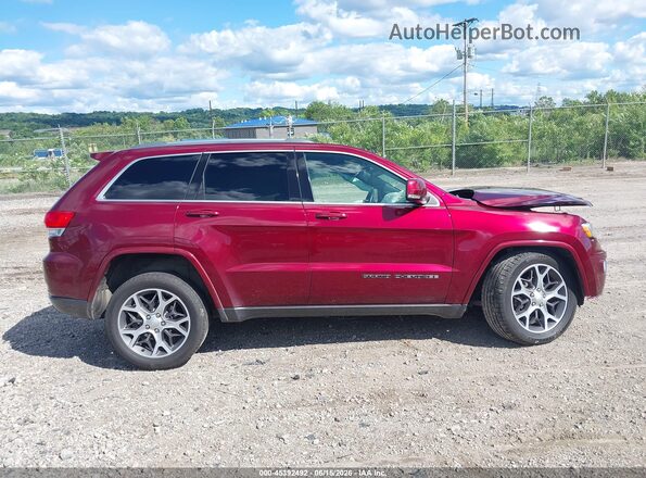 1C4RJFBG2JC332801 2018 JEEP GRAND CHEROKEE Maroon Vista interior trasera