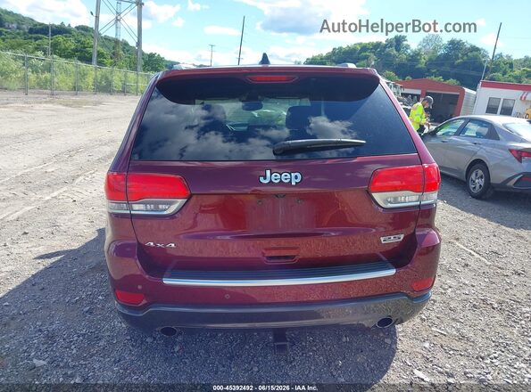 1C4RJFBG2JC332801 2018 JEEP GRAND CHEROKEE Maroon 