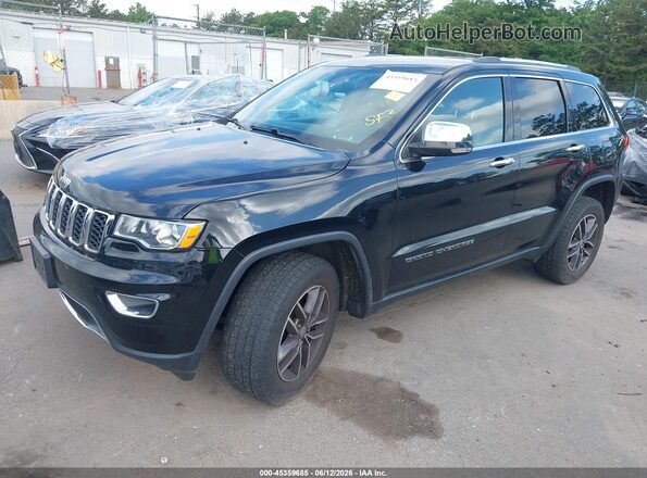 1C4RJFBG2JC402264 2018 JEEP GRAND CHEROKEE Черный Передняя левая четверть