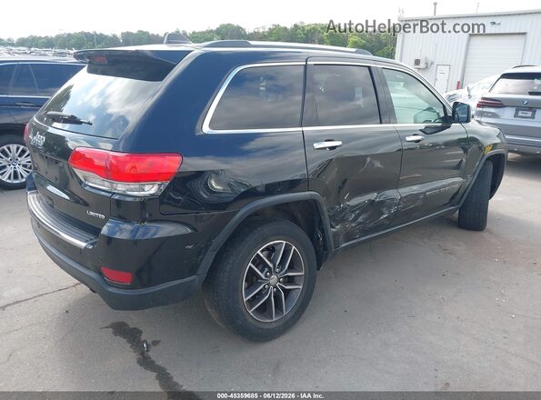 1C4RJFBG2JC402264 2018 JEEP GRAND CHEROKEE Черный Задняя правая четверть
