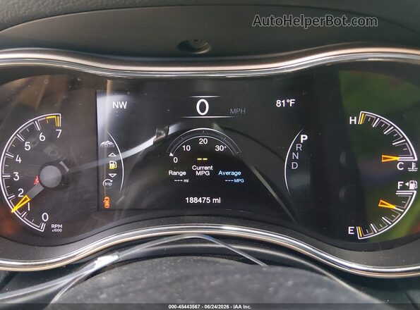 1C4RJFBG3GC379621 2016 JEEP GRAND CHEROKEE Серый Вид задних сидений