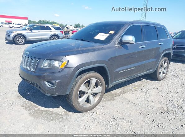 1C4RJFBG3GC421480 2016 JEEP GRAND CHEROKEE Gray Vista tres cuartos delantera izquierda