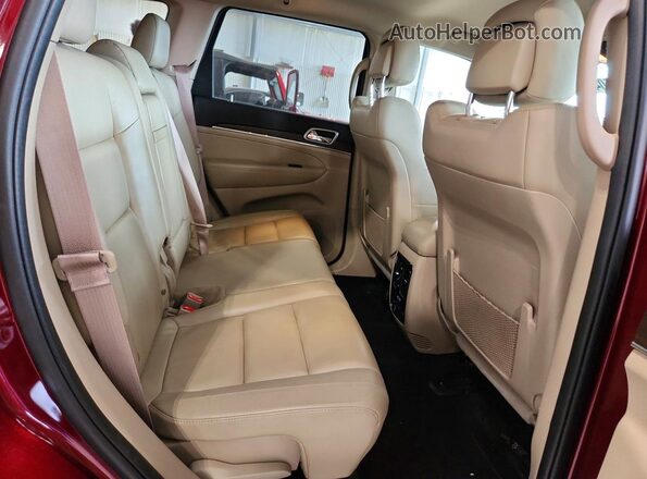 1C4RJFBG3JC296617 2018 JEEP GRAND Red Widok tylnych siedzeń