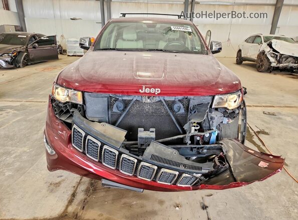 1C4RJFBG3JC296617 2018 JEEP GRAND Red Widok z przodu
