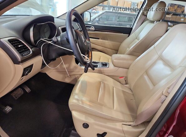 1C4RJFBG3JC296617 2018 JEEP GRAND Red Widok wnętrza z przodu