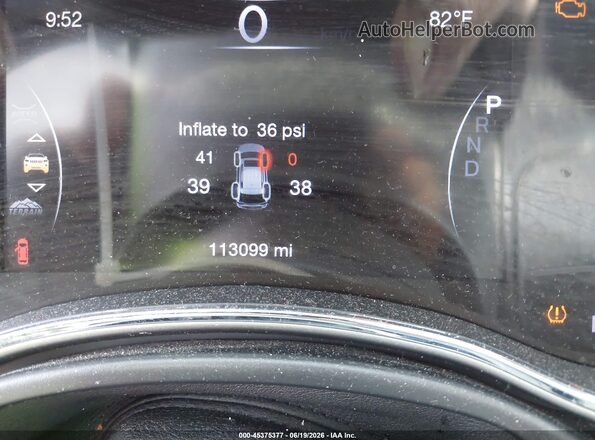 1C4RJFBG3JC475112 2018 JEEP GRAND CHEROKEE Black Widok tylnych siedzeń