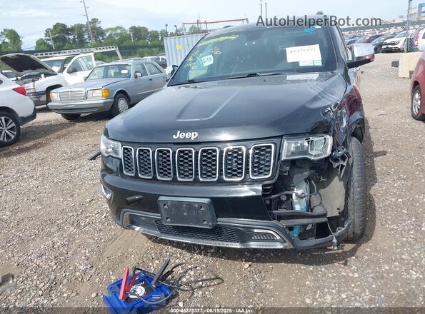 1C4RJFBG3JC475112 2018 JEEP GRAND CHEROKEE Black Widok zestawu wskaźników