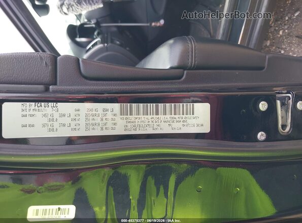 1C4RJFBG3JC475112 2018 JEEP GRAND CHEROKEE Black Widok komory silnika