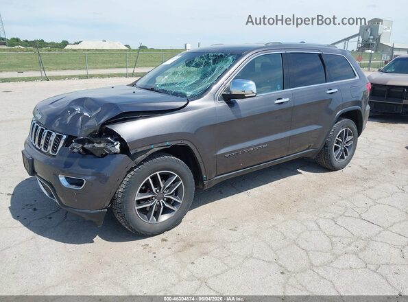 1C4RJFBG3KC763830 2019 JEEP GRAND CHEROKEE Gray წინა მარცხენა ხედი სამი მეოთხედიდან