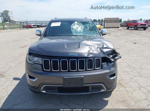 1C4RJFBG3KC763830 2019 JEEP GRAND CHEROKEE Gray ხელსაწყოთა პანელის ხედი
