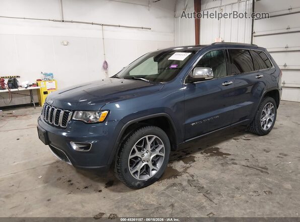 1C4RJFBG3LC196617 2020 JEEP GRAND CHEROKEE Blue Vista tres cuartos delantera izquierda