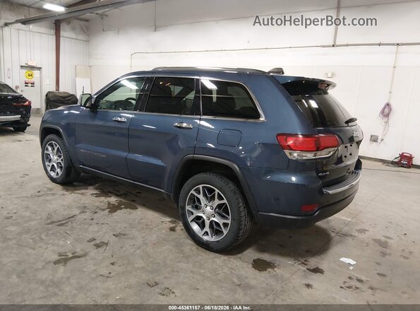 1C4RJFBG3LC196617 2020 JEEP GRAND CHEROKEE Blue Trasero izquierdo