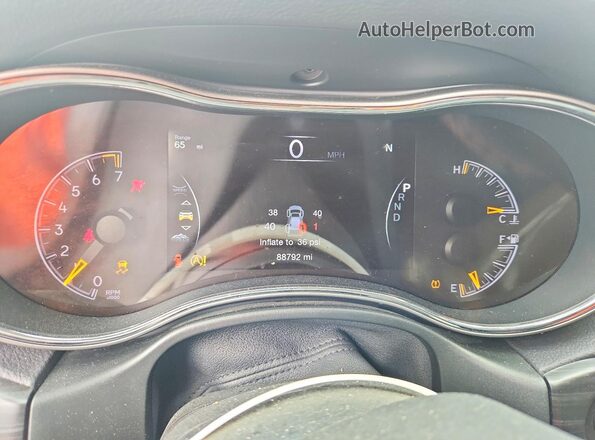 1C4RJFBG3LC209592 2020 JEEP GRAND White Instrument cluster view