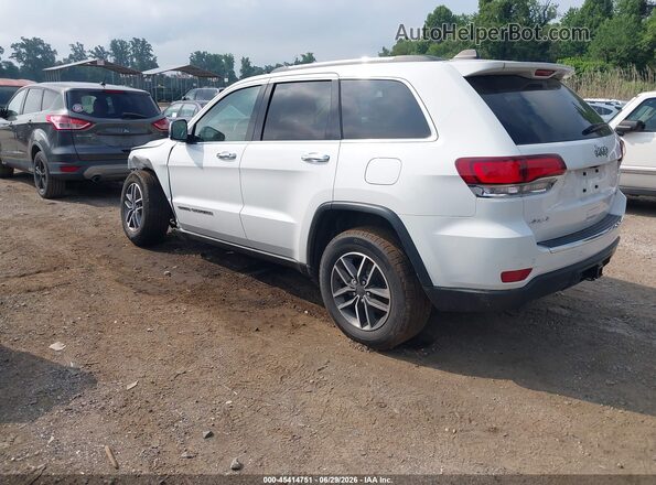 1C4RJFBG3LC299617 2020 JEEP GRAND CHEROKEE White Trasero izquierdo
