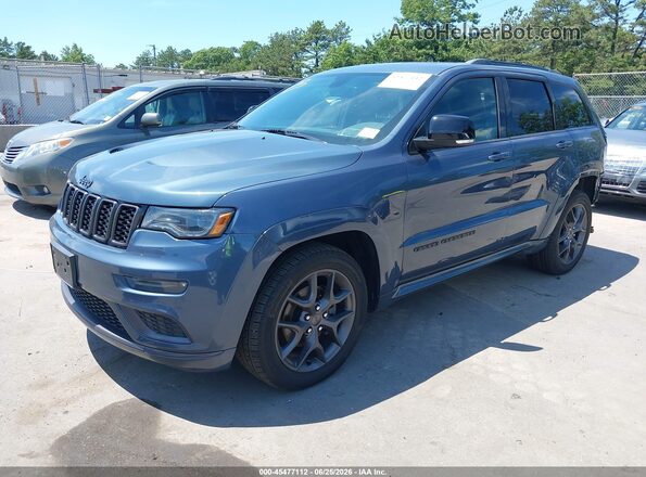 1C4RJFBG3LC305478 2020 JEEP GRAND CHEROKEE Синий Передняя левая четверть