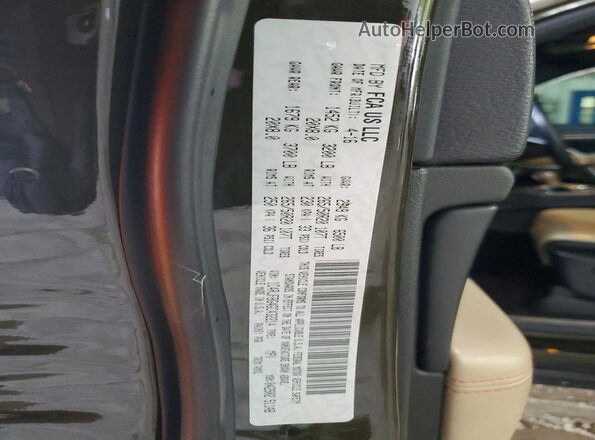 1C4RJFBG4GC432214 2016 JEEP GRAND Зеленый Вид наклейки с VIN-кодом