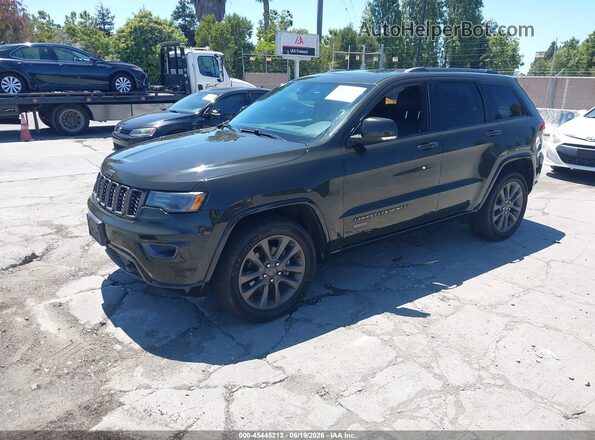 1C4RJFBG4GC480828 2016 JEEP GRAND CHEROKEE Green Առջևի ձախ երեք քառորդ տեսարան