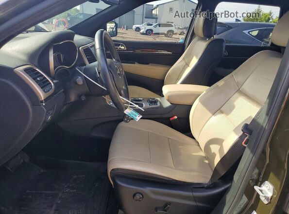 1C4RJFBG4GC489416 2016 JEEP GRAND Green Front interior view