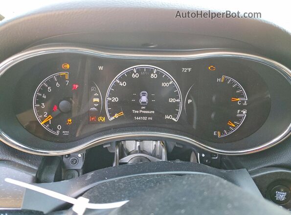 1C4RJFBG4HC792455 2017 JEEP GRAND White ხელსაწყოთა პანელის ხედი