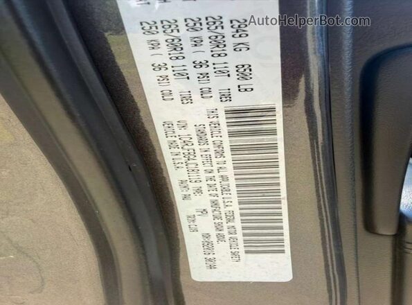 1C4RJFBG4JC181119 2018 JEEP GRAND Black უკანა სალონის ხედი