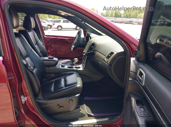 1C4RJFBG4KC595664 2019 JEEP GRAND CHEROKEE Темно-бордовый Вид салона спереди