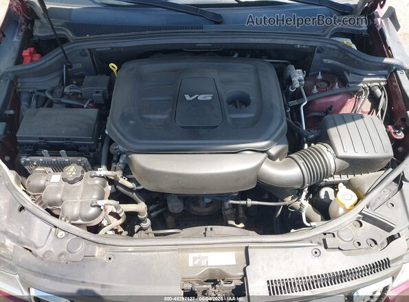 1C4RJFBG4KC595664 2019 JEEP GRAND CHEROKEE Темно-бордовый Вид сзади