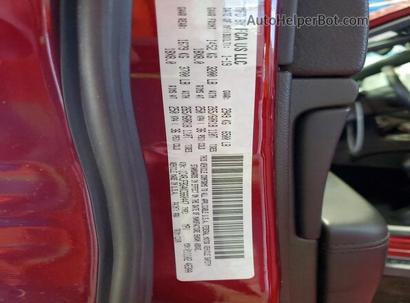 1C4RJFBG4KC660447 2019 JEEP GRAND Burgundy 