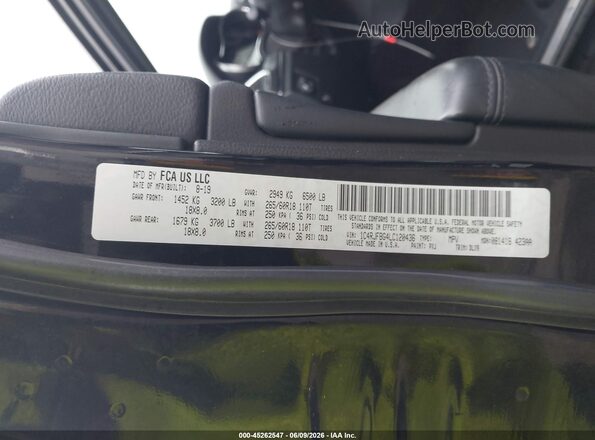 1C4RJFBG4LC120436 2020 JEEP GRAND CHEROKEE Черный 