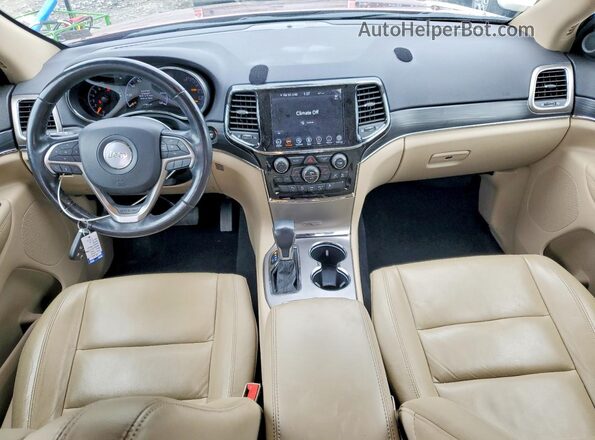 1C4RJFBG4LC397006 2020 JEEP GRAND Бордовый Вид панели приборов