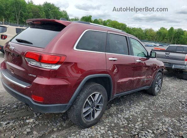 1C4RJFBG4LC397006 2020 JEEP GRAND Бордовый Задняя правая четверть