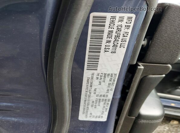 1C4RJFBG4LC401118 2020 JEEP GRAND Blue VIN կոդի պիտակի տեսք