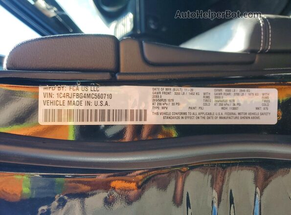 1C4RJFBG4MC560710 2021 JEEP GRAND Black 